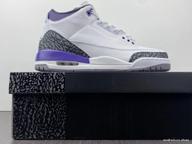 Rep 'Dark 3 CT8532-105 Air Retro Jordan Iris' 0814